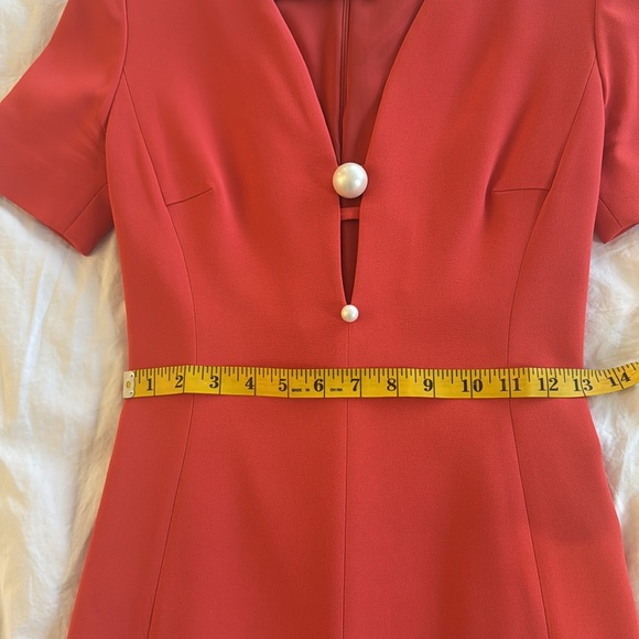 MUGLER pearl detailed fitted dress size 34 - Picture 10 of 11